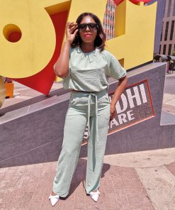 LADIES WIDE LEG PANTS