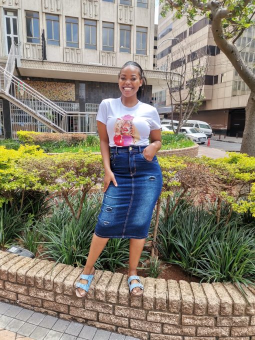 LADIES DENIM SKIRT