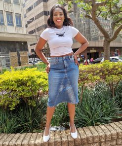 LADIES DENIM SKIRT