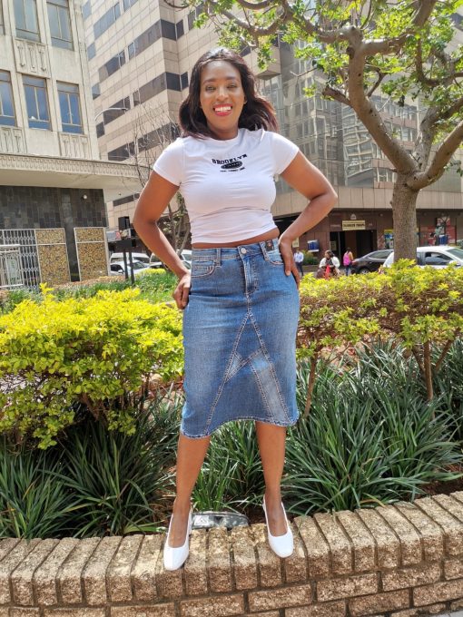LADIES DENIM SKIRT