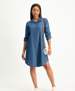 LADIES DENIM DRESS